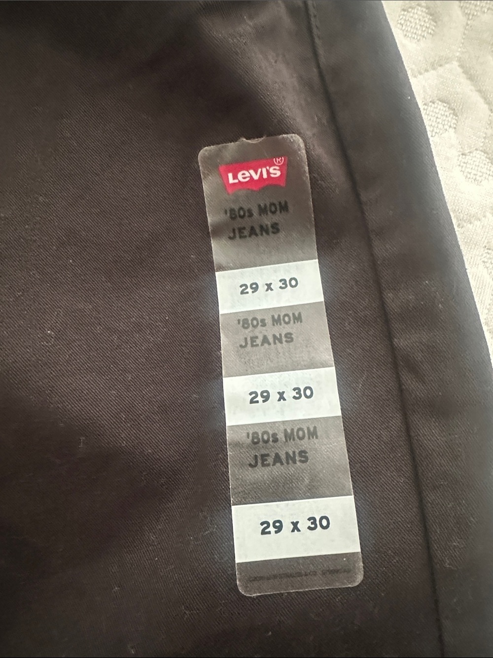 Levi's Black Straight-Leg Women's Jeans - Picture 3 of 4
